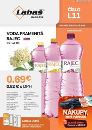 1. strana letáka Labaš 22. 5. - 4. 6. 2026 