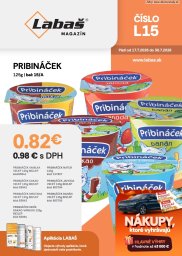 1. strana letáka Labaš 17. 7. - 30. 7. 2026 